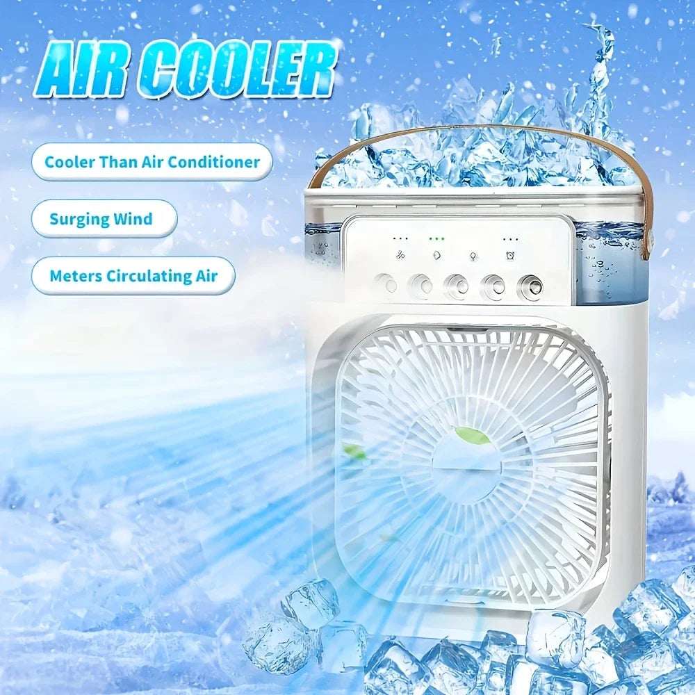 Egonex Taşınabilir Vantilatör Su Soğutmalı Masaüstü Usb Fan