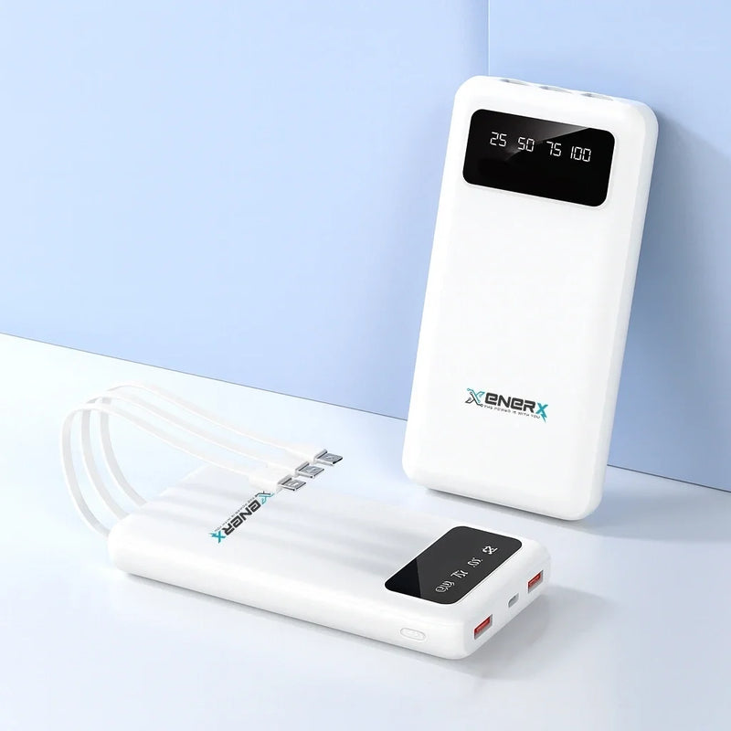 Enerx Enr-p20dc 20000 Mah 2.1 Amper Dahili Kablolu Powerbank Siyah
