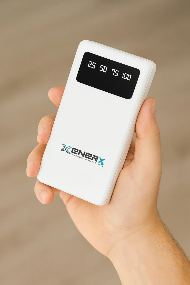 Enerx Enr-p20dc 20000 Mah 2.1 Amper Dahili Kablolu Powerbank Siyah