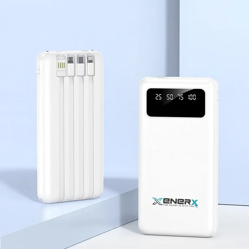 Enerx Enr-p20dc 20000 Mah 2.1 Amper Dahili Kablolu Powerbank Siyah