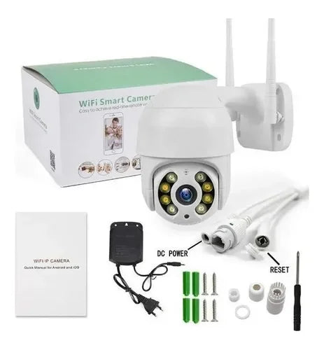 Full Hd 1080p Ip66 Wifi Akıllı Haraket Sensörlü Takip 4x Zoom Su Geçirmez Ip Kamera