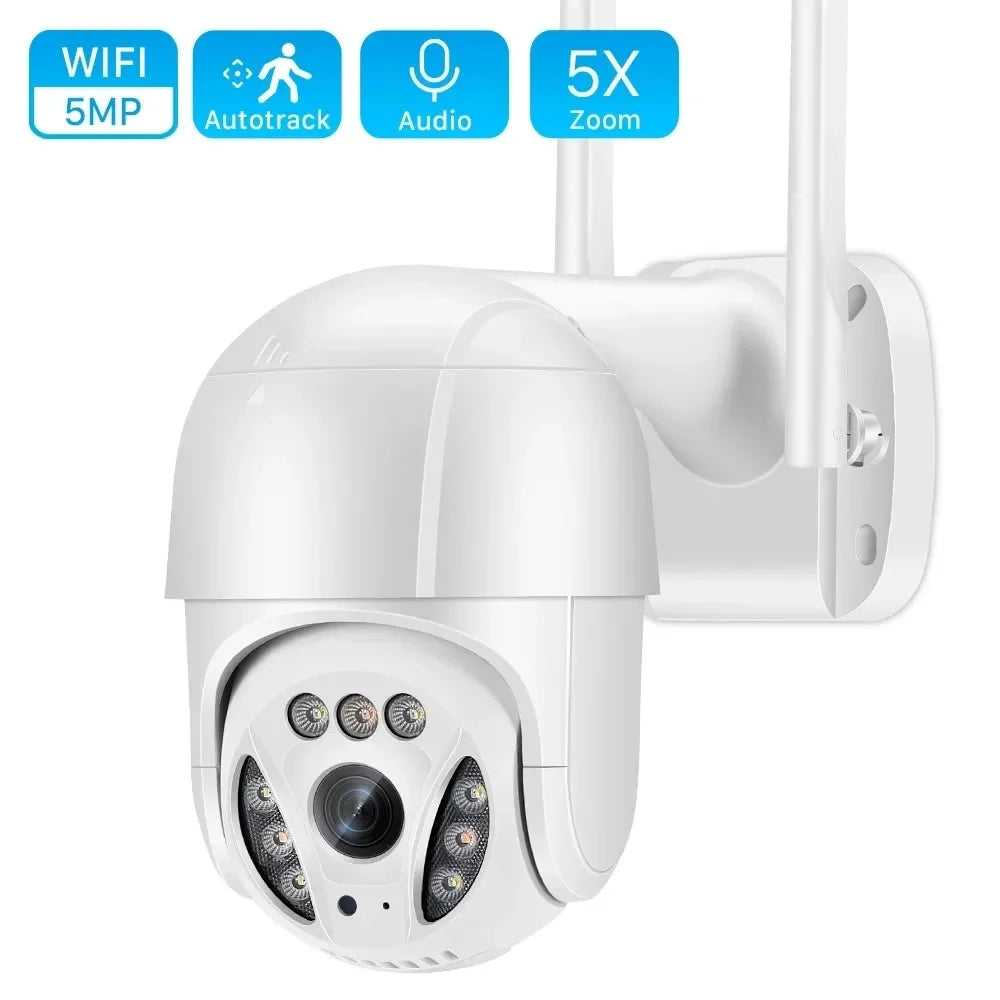 Full Hd 1080p Ip66 Wifi Akıllı Haraket Sensörlü Takip 4x Zoom Su Geçirmez Ip Kamera