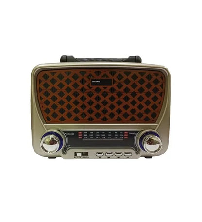 Gold Htc Ghtc-4010 Nostaljik Radyo Hoparlör Bluetooth Usb Tf Hafıza Kart Aux Destekli Müzik