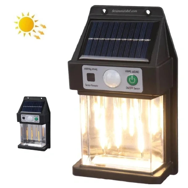 Güneş Enerjili Duvar Lambası Yx-666 3w