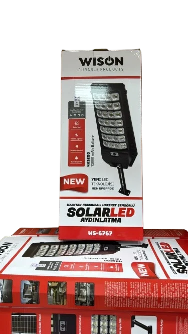 Güneş Enerjili Sokak Aydınlatması Ws-6767 Wison