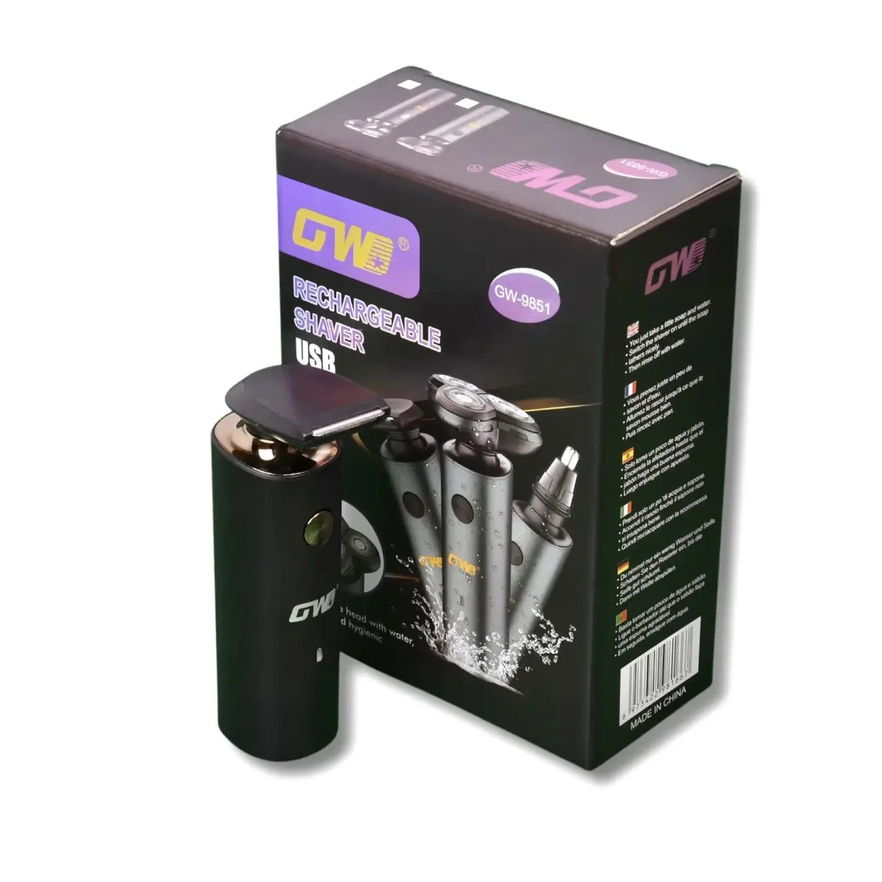 Gw-9851 Traş Makinesi Fonksiyonel 3in1