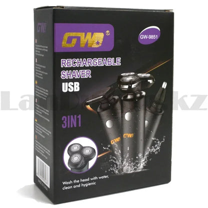 Gw-9851 Traş Makinesi Fonksiyonel 3in1