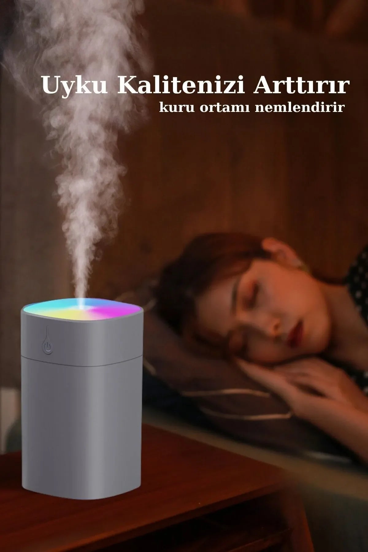 H2o Humidifier 400 Ml Ulrasonik Hava Nemlendirici