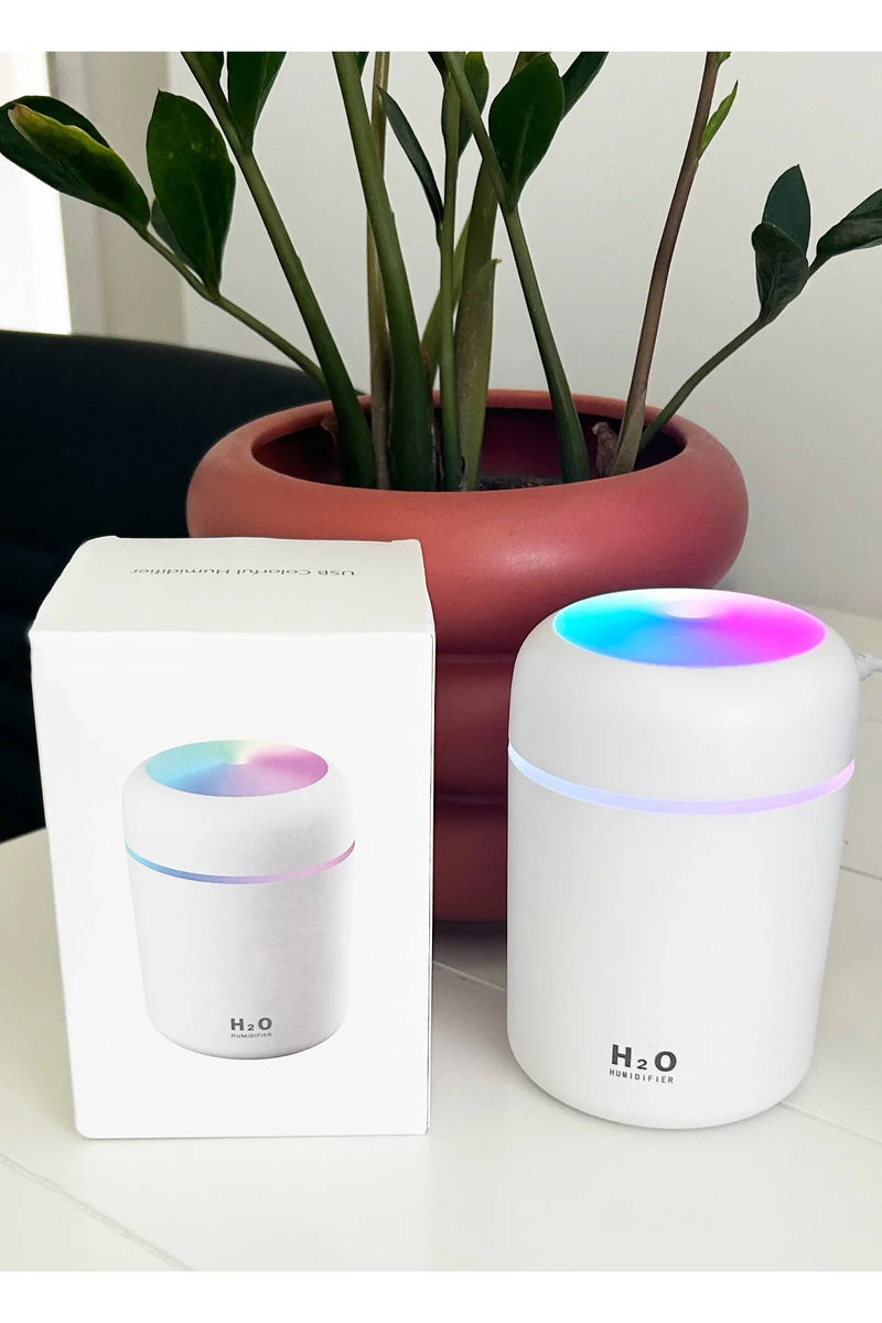 H2o Led Işıklı Mini Oda Hava Nemlendirici
