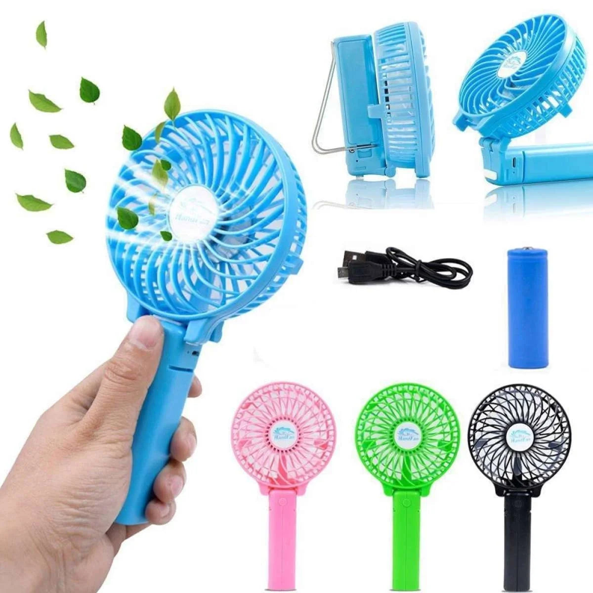 Handy F2 Şarjlı Mini Fan Masa Üstü Ve Elde