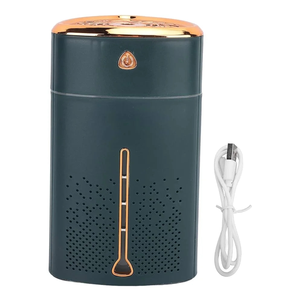 Hava Nemlendirici Işıklı Buhar Makinesi Ve Aroma Difüzörü 1000 Ml Ultrasonik