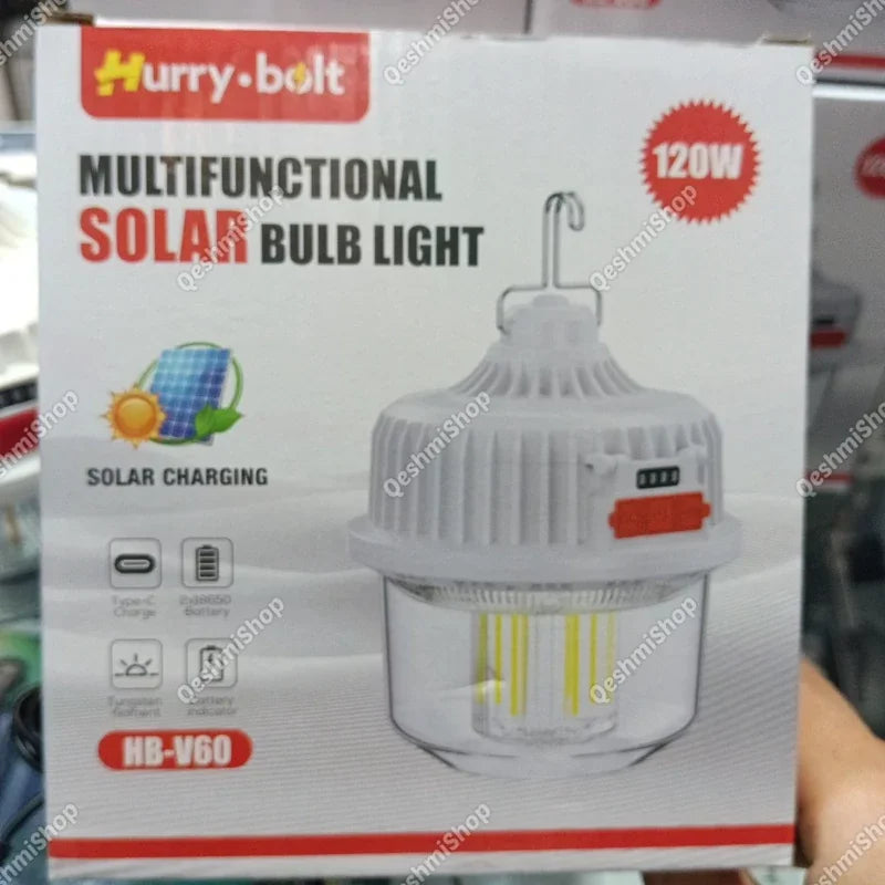 Hurry Bolt Çok Amaçlı Güneş Enerjili Lamba Model Hb-v60 120w