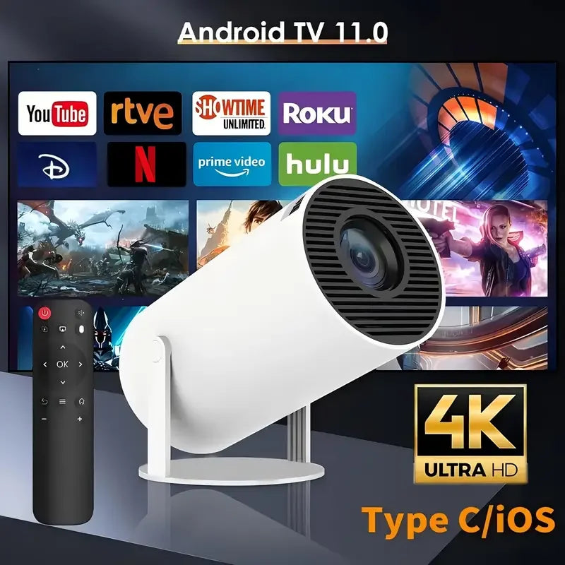 Hy300 Full Hd Android Taşınabilir Mini Projeksiyon Cihazı