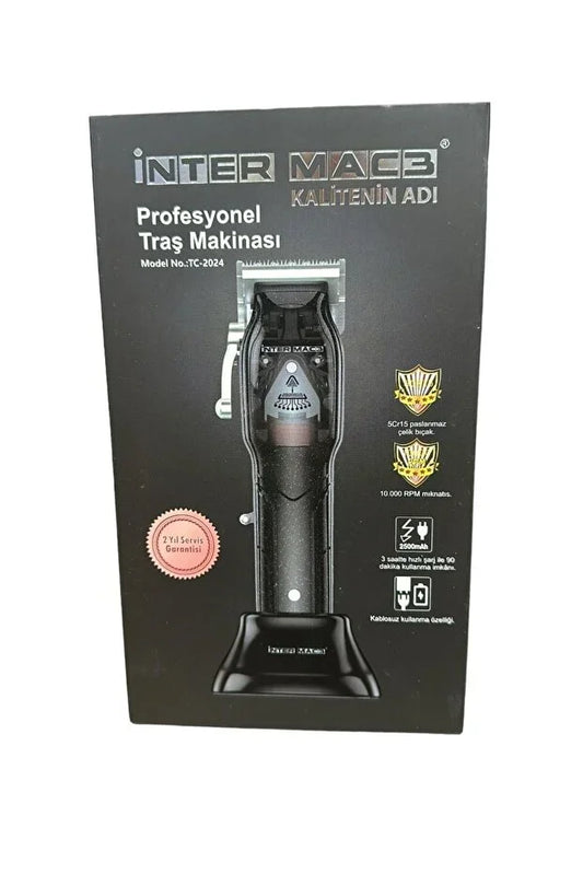 İnter Mac3 İntermac Tc-2024 Profesyonel Çelik Bıçak Ve Gövdeli Tıraş Makinesi