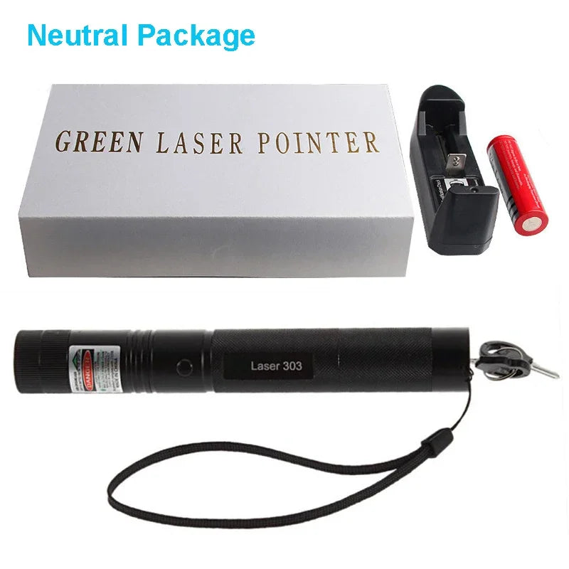 İtalyano Ka-846 100mw Desen Başlıklı Şarjlı Yeşil Lazer Pointer