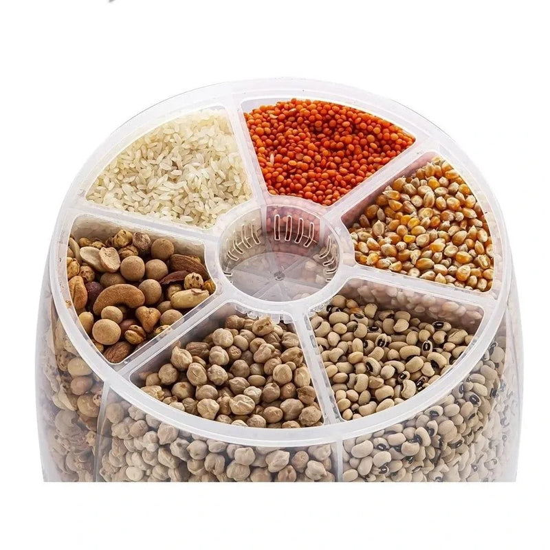 Kuru Gıda Ve Bakliyat 6'lı Erzak Saklama Kabı 6 Kg