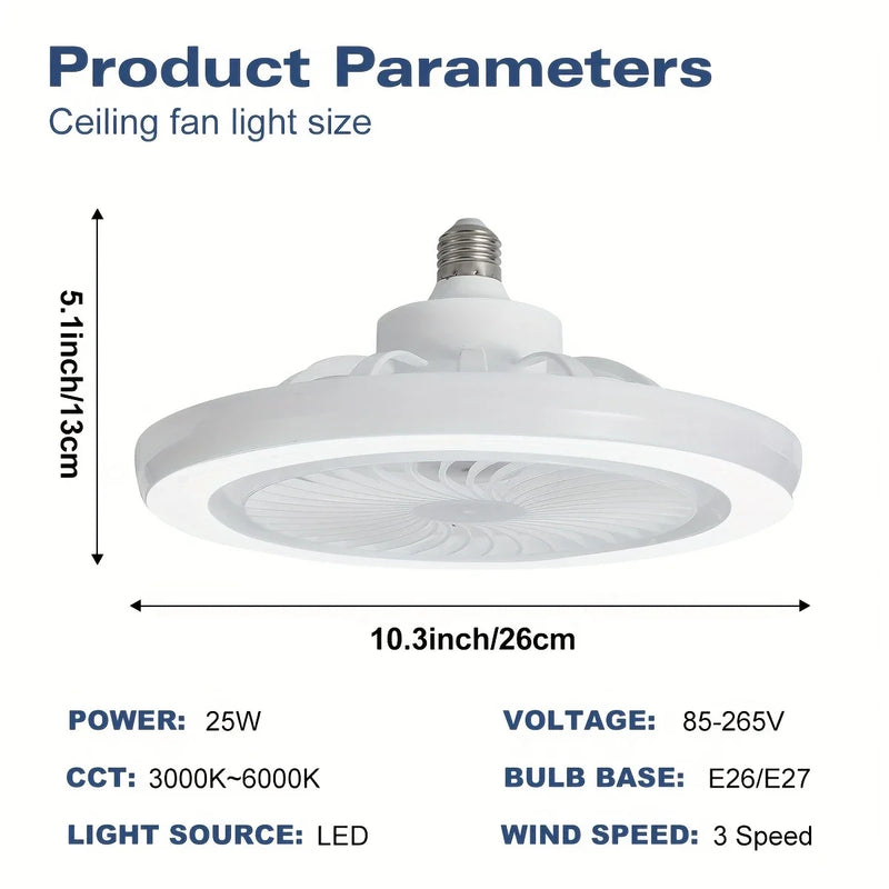Led Lambalı Tavan Vantilatörleri