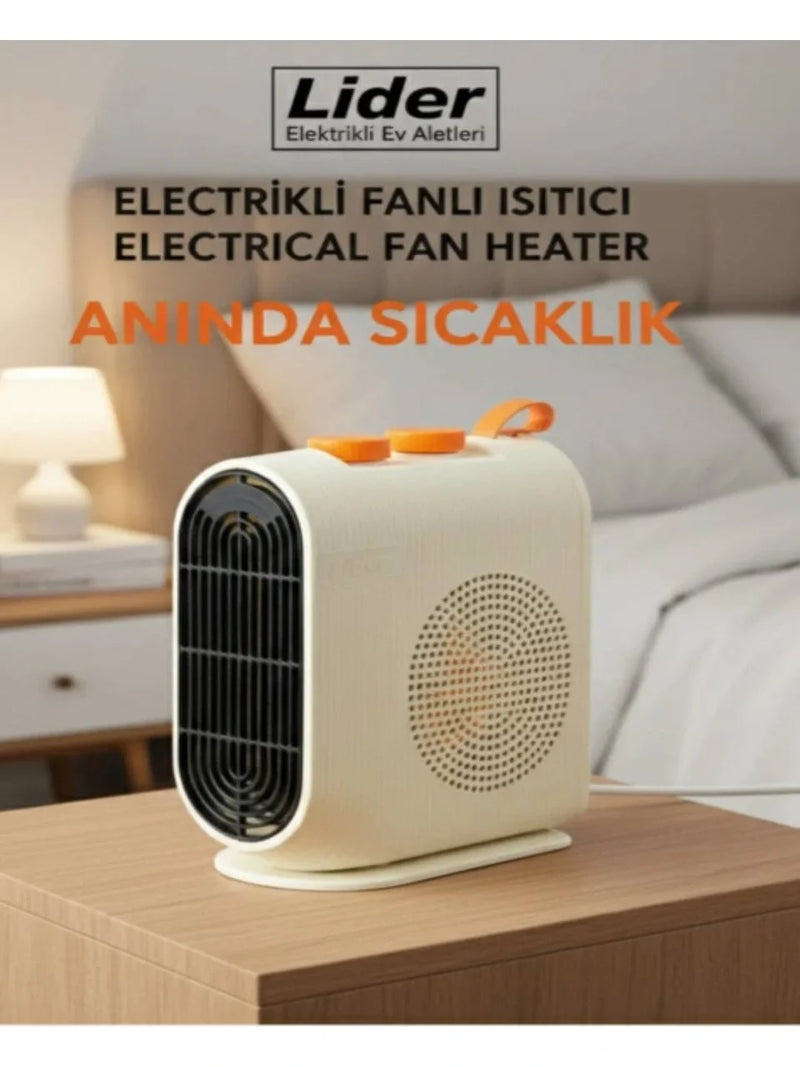 Lider Harza 2000 W Fanlı Isıtıcı Yatay