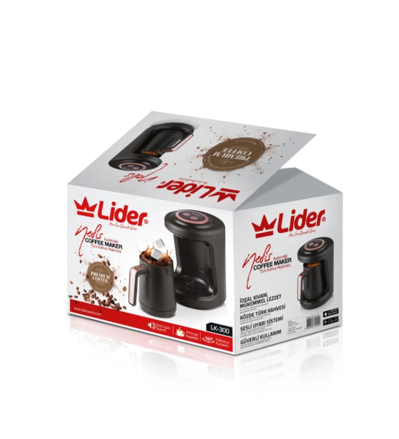 Lider Premium Tekli Türk Kahve Makinesi