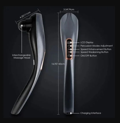 Magic Massager Plus Jy-2024b Masaj Aleti Boyun Sırt Bacak Kol Karın Bel 6 Başlıklı