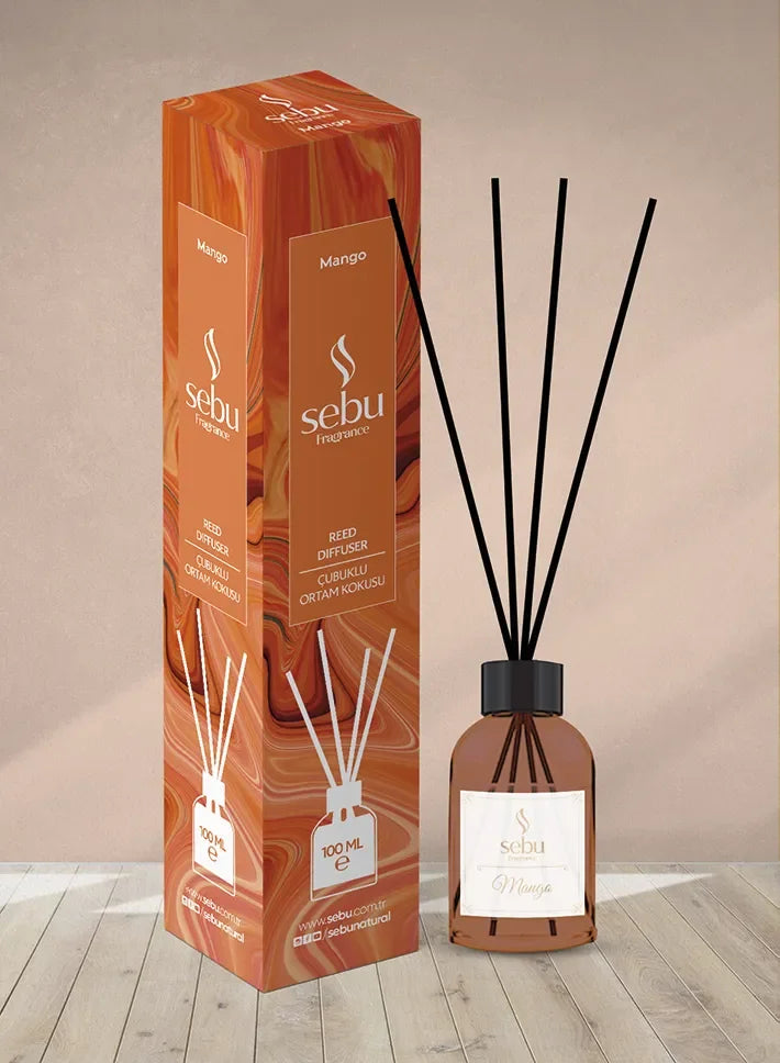 Mango Ortam Kokusu Bambu Çubuklu Sebu 100 Ml