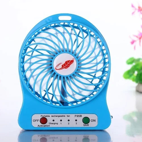 Mini Masa Fanı Mini Masaüstü Fan Şarjlı Egonex