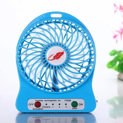Mini Masa Fanı Mini Masaüstü Fan Şarjlı Egonex