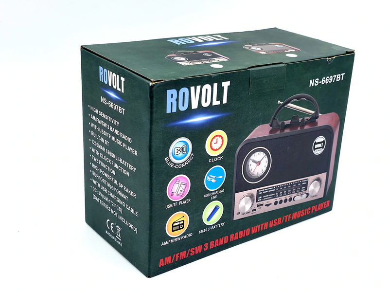 Nns Ns-6697bt Taşınabilir Bluetooth Nostaljik Radyo