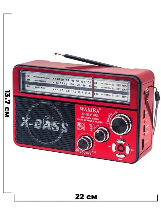Nostaljik Radyo Waxıba Nostaljik Radyo Bluetooth Fm Usb Xb-2301rt