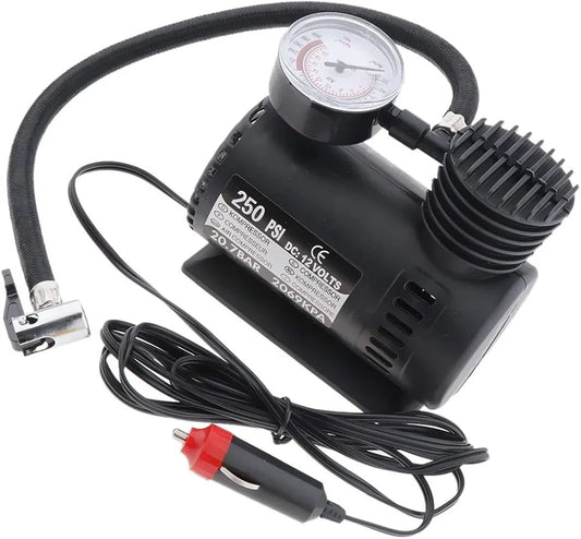 Oto Araç Mini Kompresör Hava Kompresörü 12 V 250 Psı Araba Hava Pompası Lastik Şişirici Taşınabilir