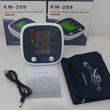 Otomatik Dijital Lcd Elektronik Tansiyon Aleti Kol Tipi Km-209 Akıllı Basınç Sistemi