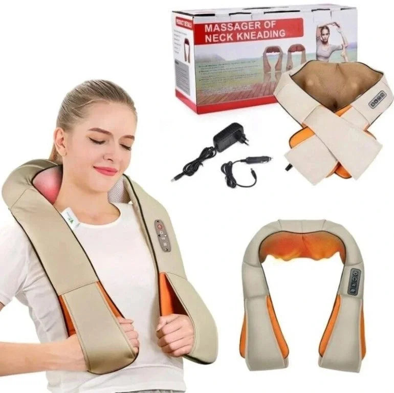 Ovmalı Ve Isıtmalı Boyun Masaj Aleti