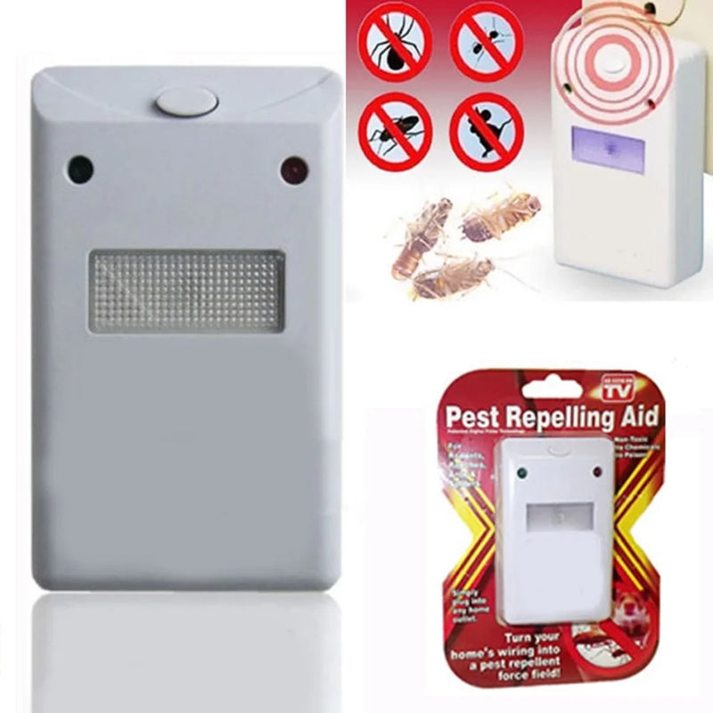 Pest Repeller Böcek Sinek Haşere Fare Kovucu Ultrasonik Zararlı Kovar Cihaz