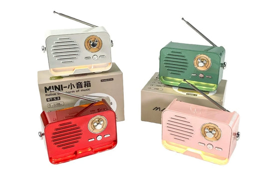 Platoon Bluetooth 5.3 Mini Retro Radyo PL-4707
