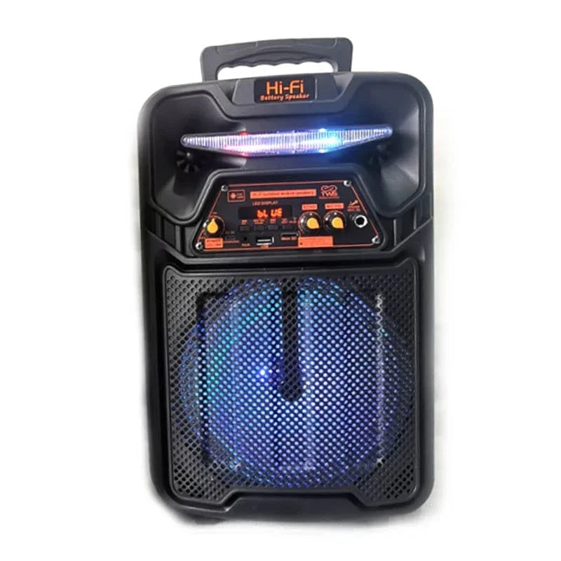 Platoon PL-4680 Bluetooth/Sd/Usb Girişli 8"Kumandalı Işıklı Müzik Kutusu