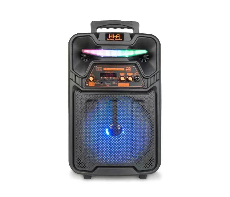 Platoon PL-4680 Bluetooth/Sd/Usb Girişli 8"Kumandalı Işıklı Müzik Kutusu