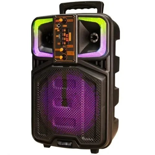 Platoon Usb+SD+Bluetooth Hoparlör Çek Çek 8 İnç RGB Işıklı ( CH-833 )