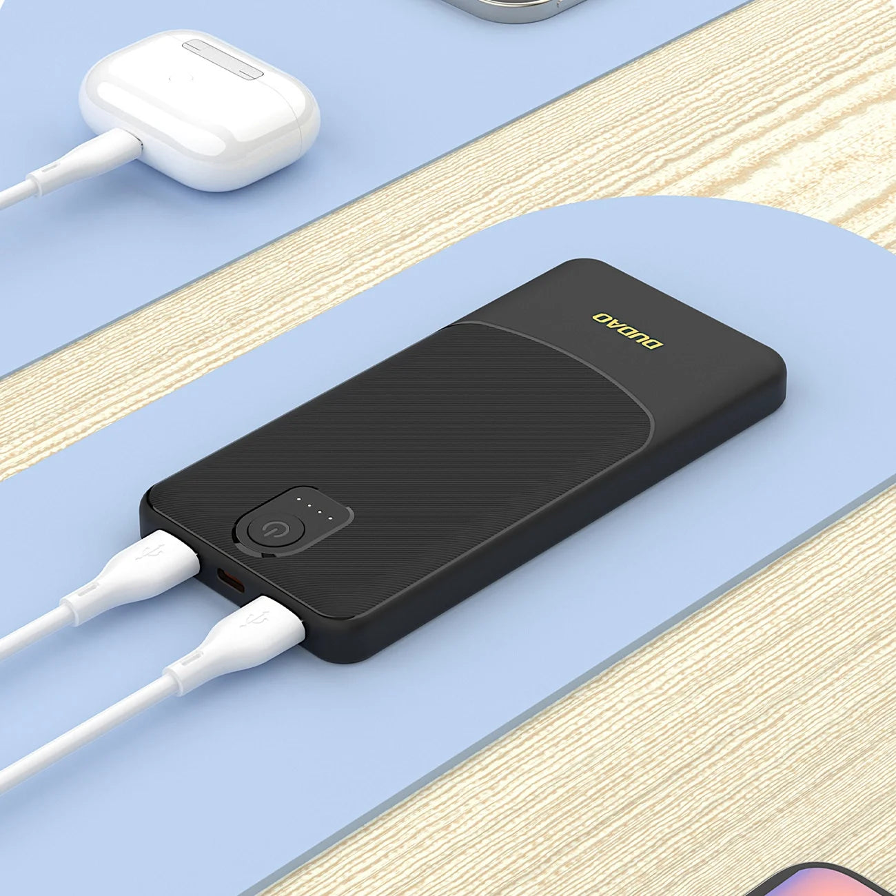 Powerbank Dudao K10 10000mah 2.4a 2 X Usb-a - Siyah