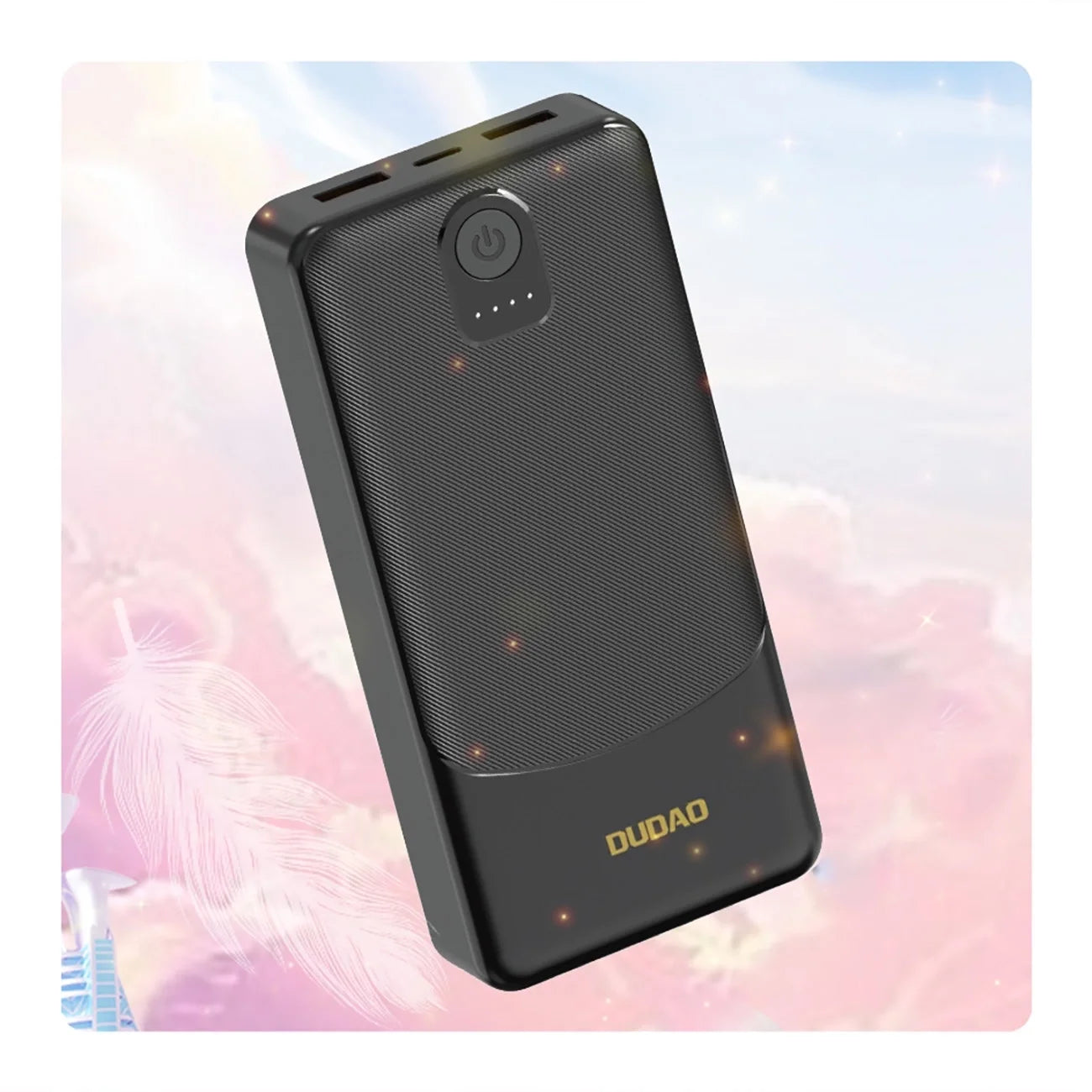 Powerbank Dudao K10pro 2.4a 20000mah 2 X Usb-a - Siyah