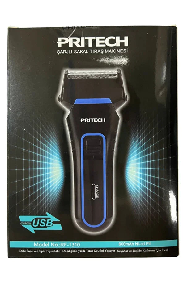 Pritech Şarjlı Sakal Tıraş Makinesi Seyahat Rf-1310