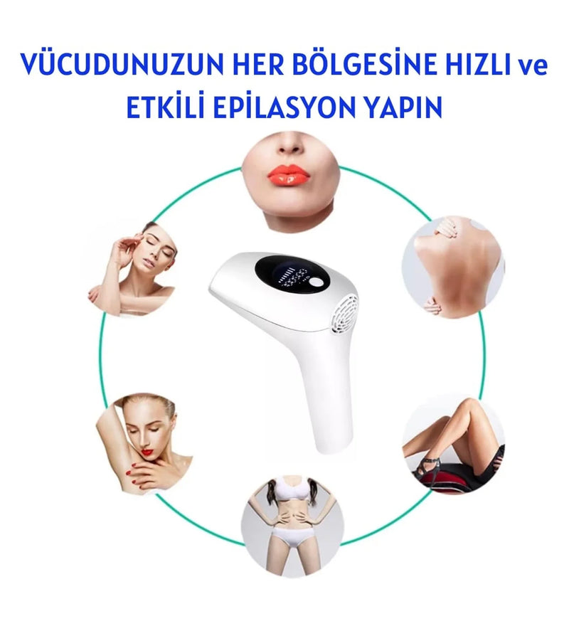 Profesyonel Lazer Epilasyon Aleti 999.999 Atım Tüy Alma Cihazı Kadın Erkek Lazer Ipl Tüm Bölge