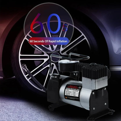 Profesyonel Metal Oto Araç Hava Kompresörü 12v