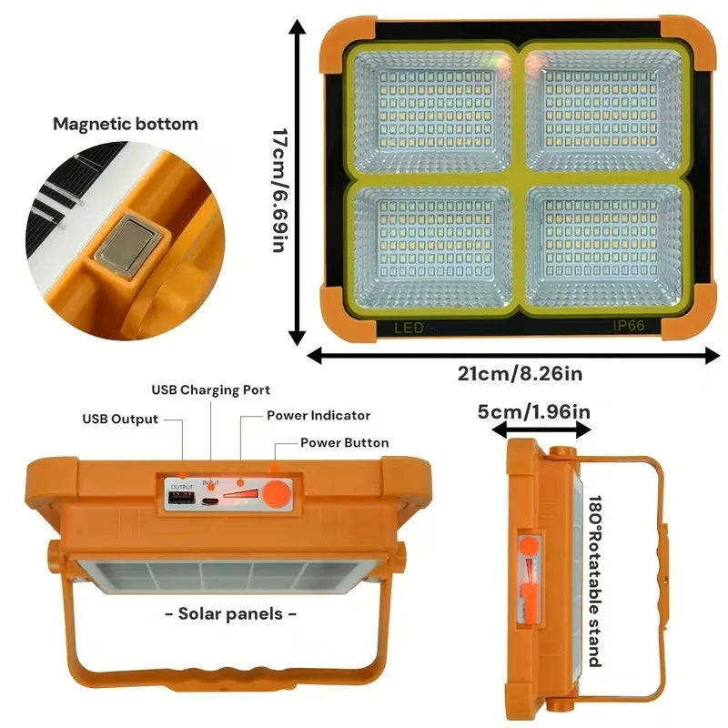 Prokama Ledli Solar Projektör 200w Bk-200w