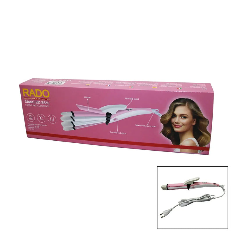 Rado Rd-3835 Şekillendirici Saç Güzellik Seti - 4'lü, 60w