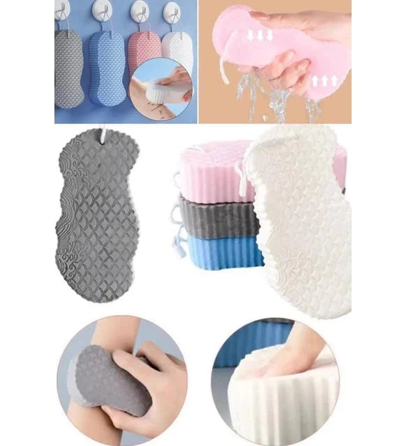 Sihirli Sünger Banyo Peeling Ölü Deri Temizleme Süngeri Duş Bakım Yumuşak Lif Çok Amaçlı Sünger