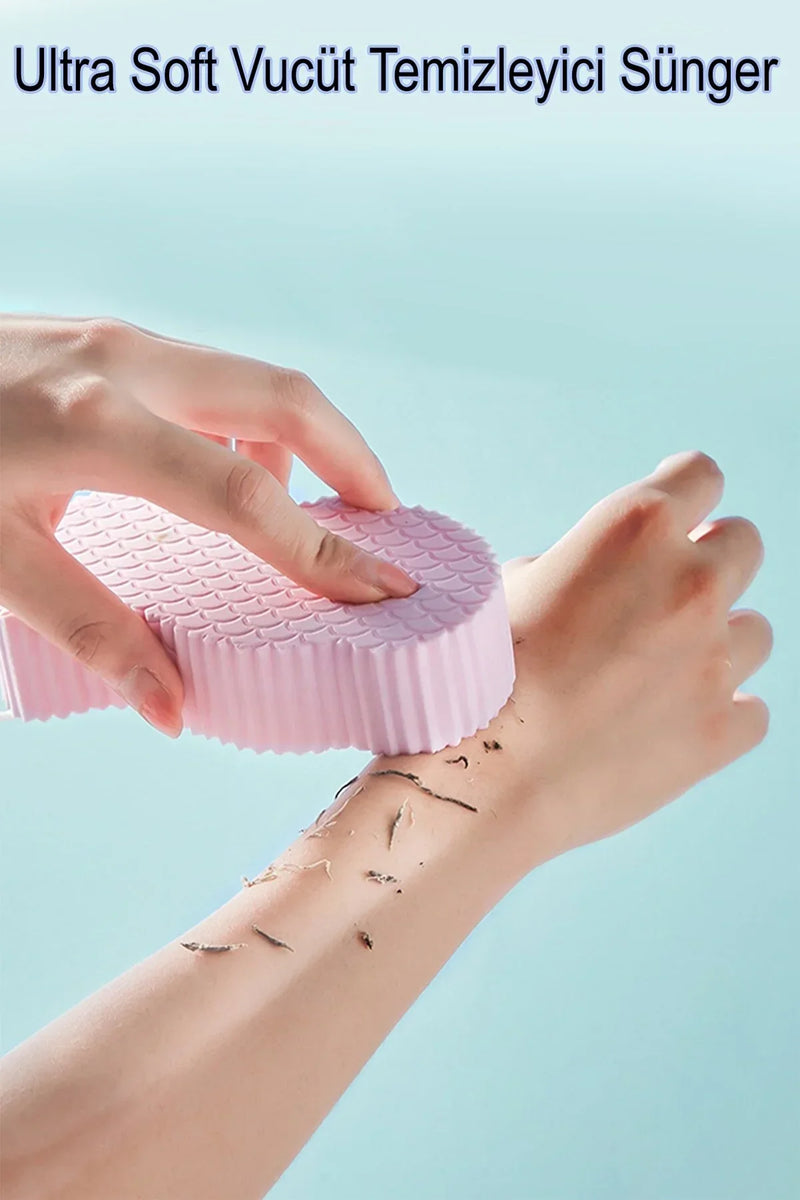 Sihirli Sünger Banyo Peeling Ölü Deri Temizleme Süngeri Duş Bakım Yumuşak Lif Çok Amaçlı Sünger