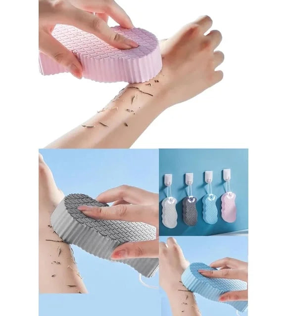 Sihirli Sünger Banyo Peeling Ölü Deri Temizleme Süngeri Duş Bakım Yumuşak Lif Çok Amaçlı Sünger