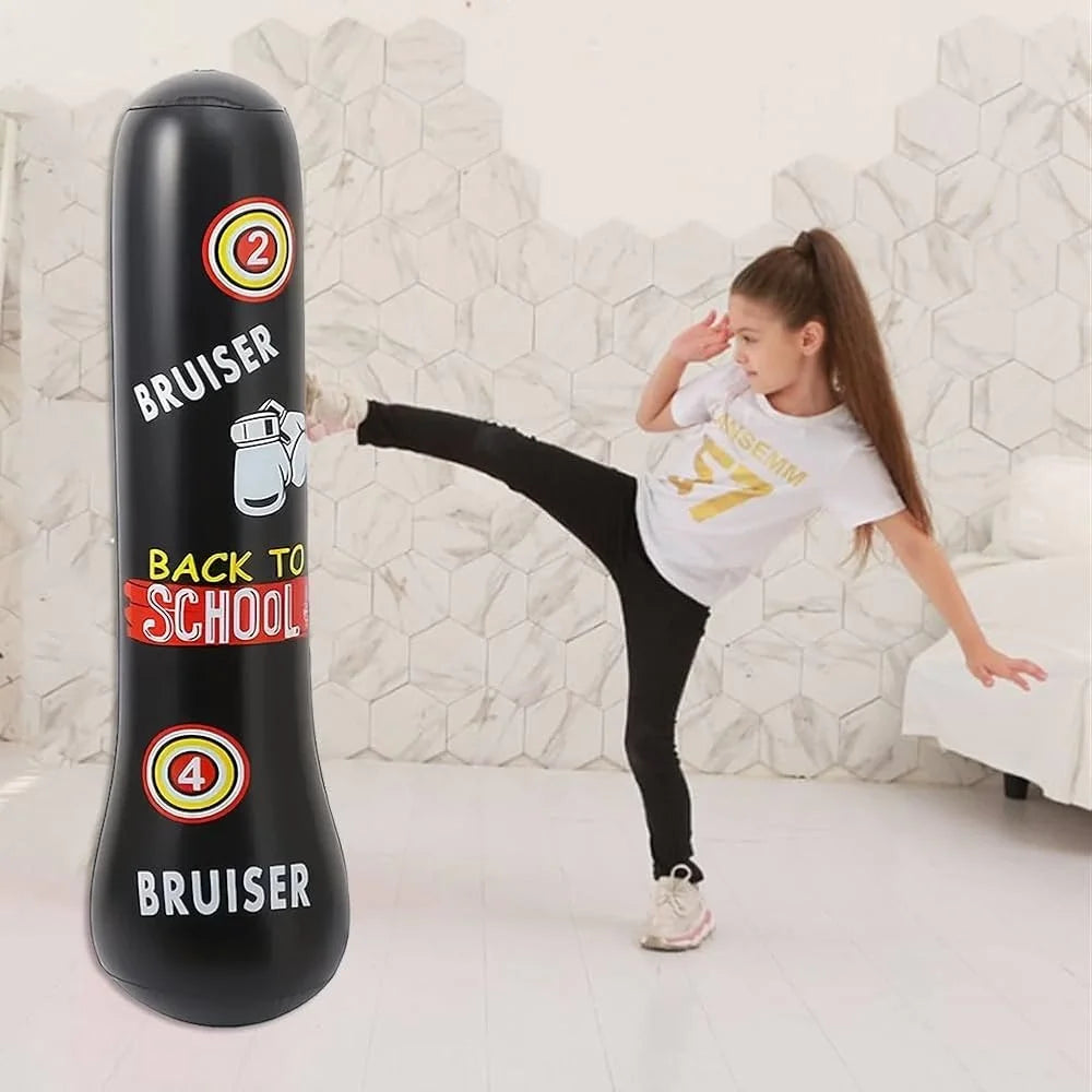 Şişme Boks Fitness Antrenman Dikey Kum Torbası Pvc