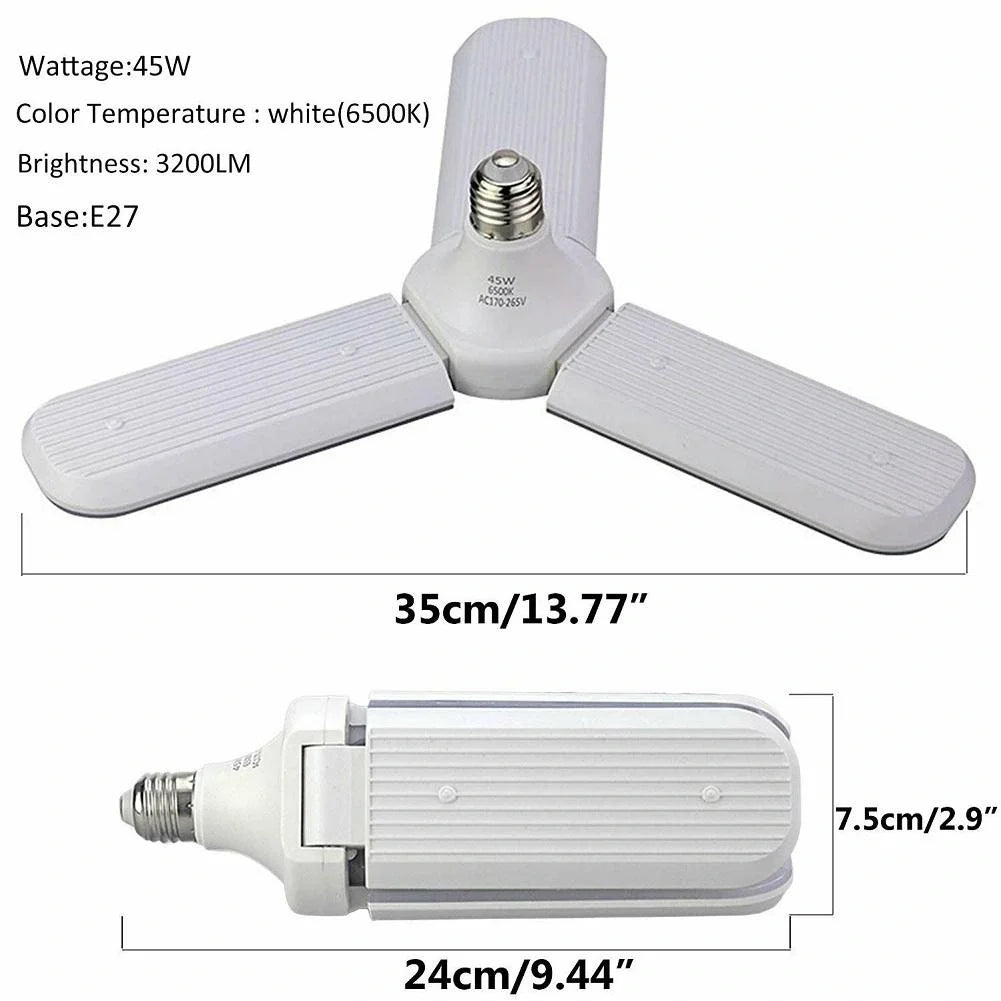 Sunlife Beyaz Işık 3 Pervaneli 45 Watt Tasarruflu