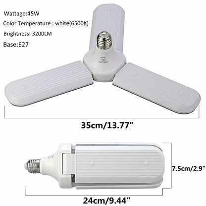 Sunlife Beyaz Işık 3 Pervaneli 45 Watt Tasarruflu